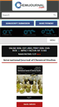 Mobile Screenshot of chemijournal.com